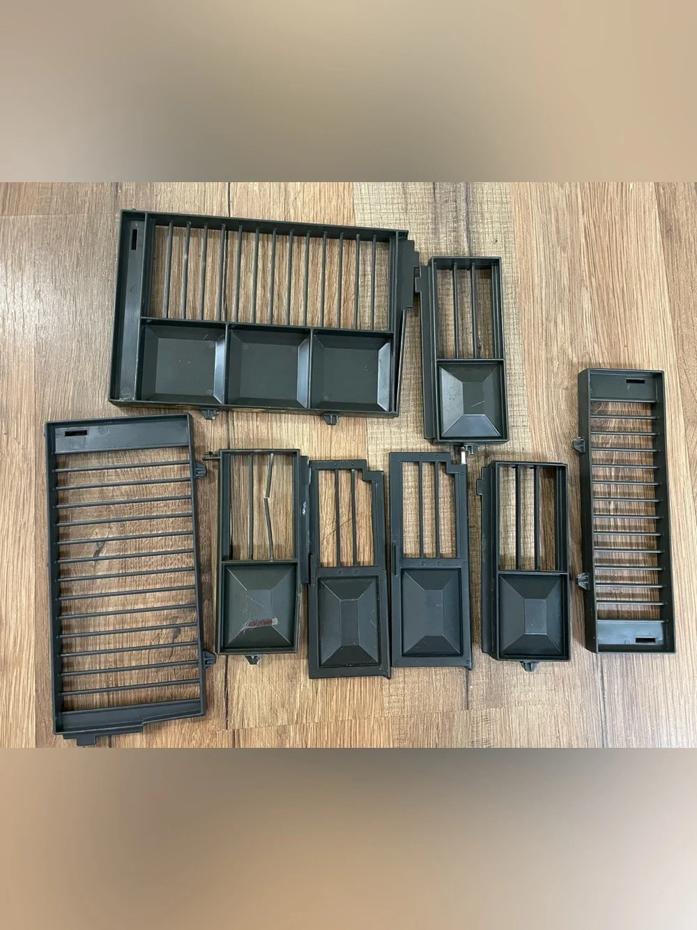 G.I.JOE ARAH Headquarters Command Center Stockade Jail Cell Pieces Hasbro 1983